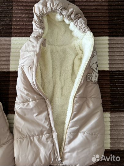 Зимний конверт в коляску