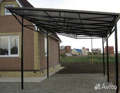 Металлические навесы для дома и дачи