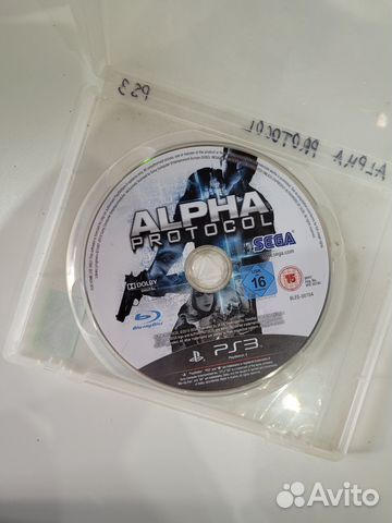 Alpha Protocol PS3 (б/у, англ.) без обложки