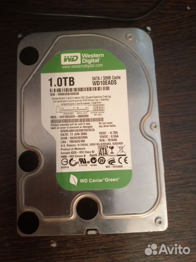 Жёсткий диск hdd 1тб
