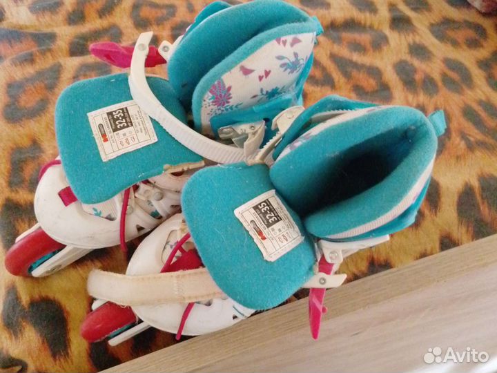 Роликовые коньки детские раздвижные