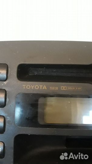 Штатная магнитола на toyota corolla spacio