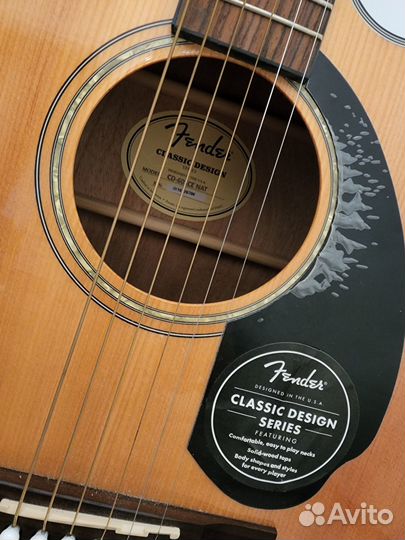 Электроакустическая гитара fender CD-60SCE NAT