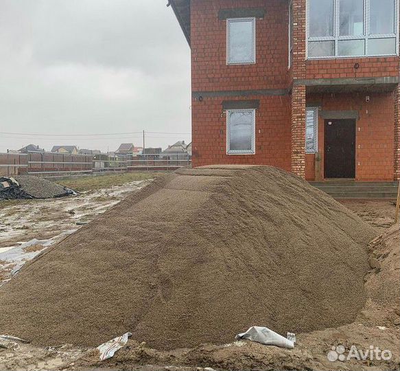 Песок карьерный. С доставкой до объекта