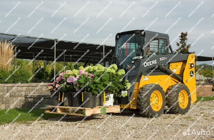 Стекло для мини-погрузчика John Deere 312GR/314G/3