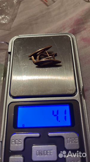 Золотые серьги