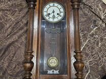 Старинные настенные часы gustav becker