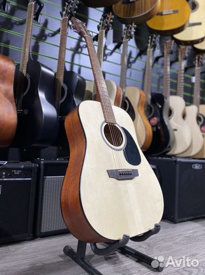 Акустическая гитара дредноут Jet JD-255 (новая)