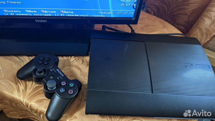 Sony PS3 super slim 500gb прошитая с играми