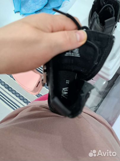 Ботинки детские zara 27