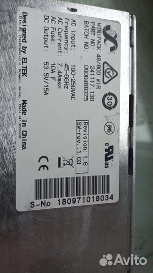 Eltek minipack 48v 15A