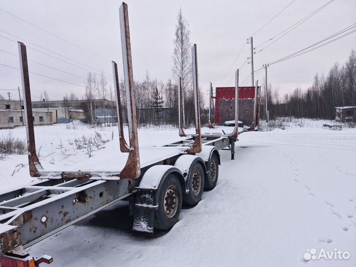 Полуприцеп лесовоз (сортиментовоз) Krone SDP27, 2005