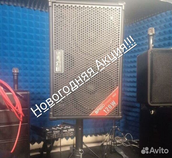 Автономный усилитель звука Coolmusic BP-60Dstreet