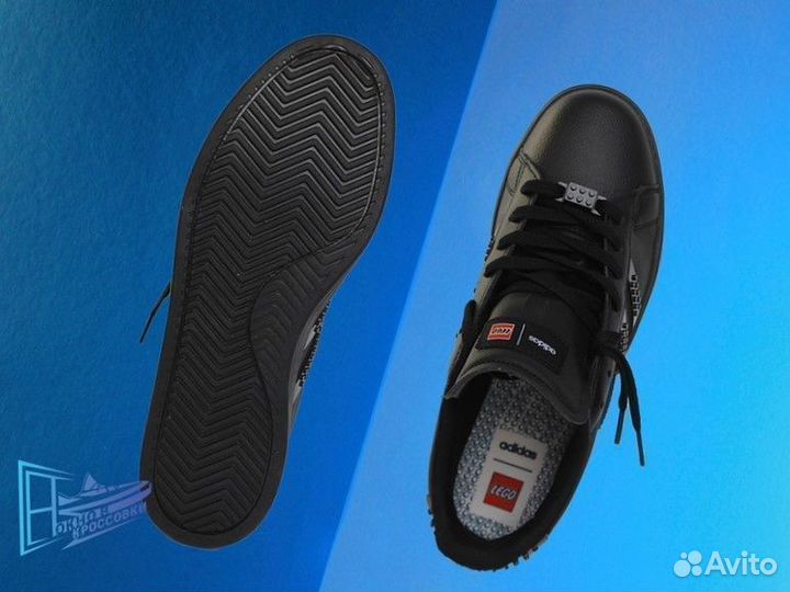 Кроссовки Adidas NEO Grand Court X Lego Black