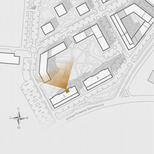 1-к. квартира, 44,2 м², 16/17 эт.