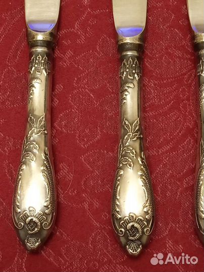 Мельхиоровые столовые ножи зиш Классик СССР