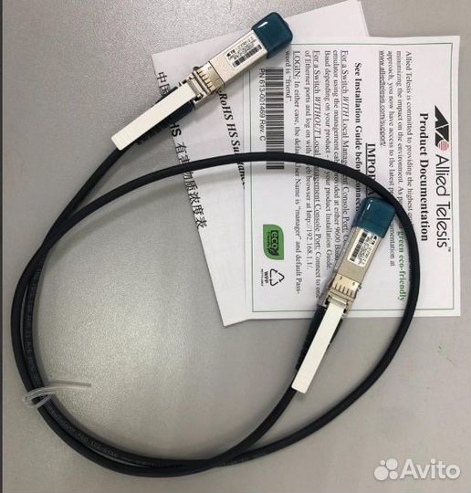 Кабель SFP Трансивер Allied Telesis AT-sp10tw1