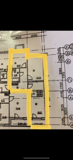 2-к. квартира, 50 м², 1/4 эт.