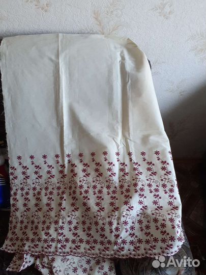 Лен с вышивкой СССР