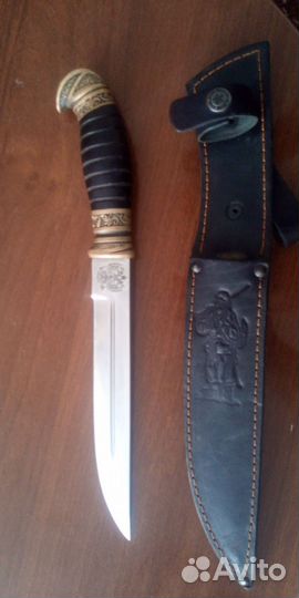 Казачий пластунский нож кованая сталь х12