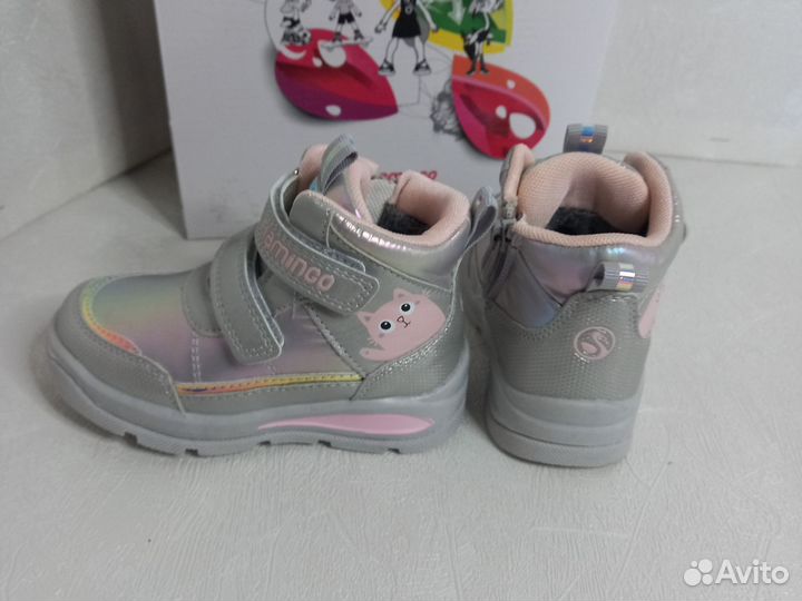 Ботинки демисезонные для девочки Новые размер 24