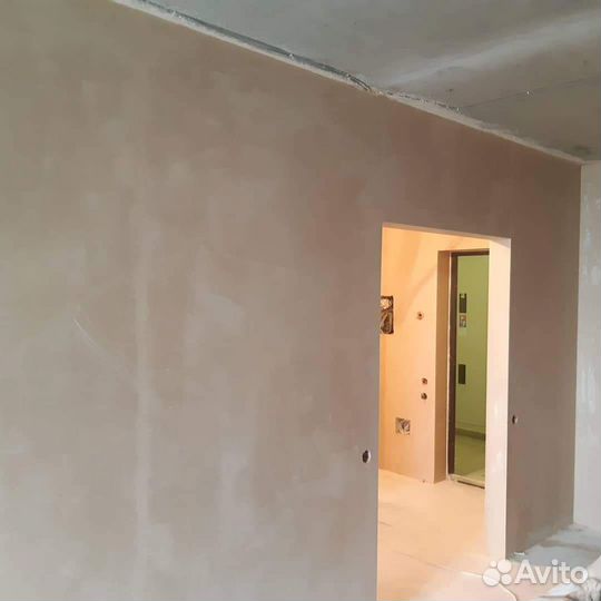 Штукатурка стен механическая машинная