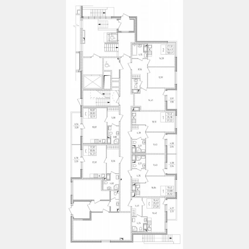 Квартира-студия, 27,2 м², 1/8 эт.