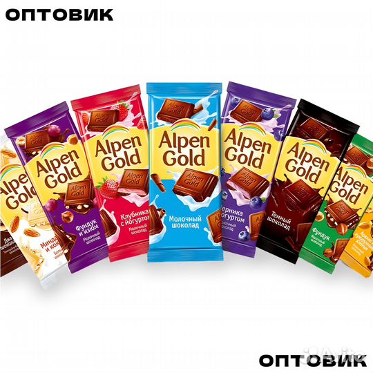 Шоколад alpen gold оптом