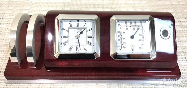 Настольный набор viron, часы, термометр