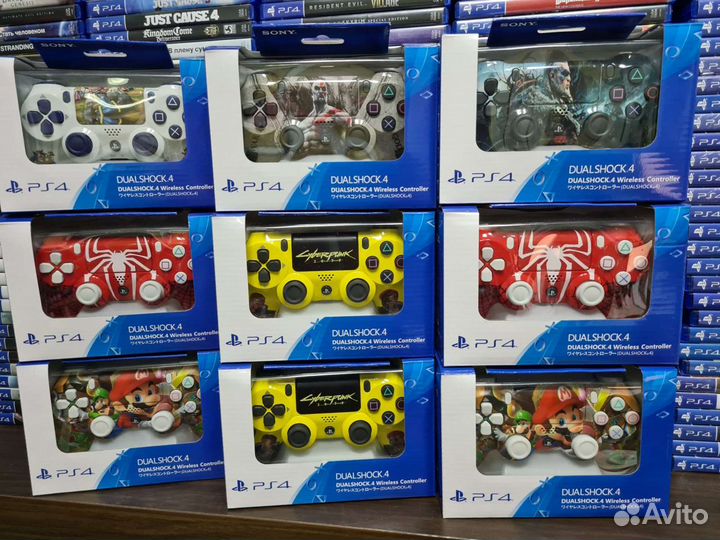 Dualshock 4 геймады PS 4 новые и бу