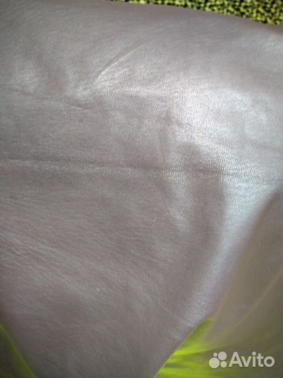 Натуральная перчаточная кожа тёмновишнёвого цвета