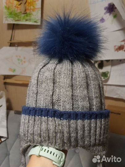 Шапка зимняя на мальчика
