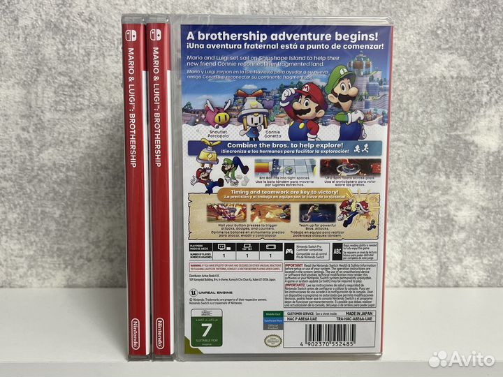 Mario & Luigi Brothership Nintendo Switch Новый