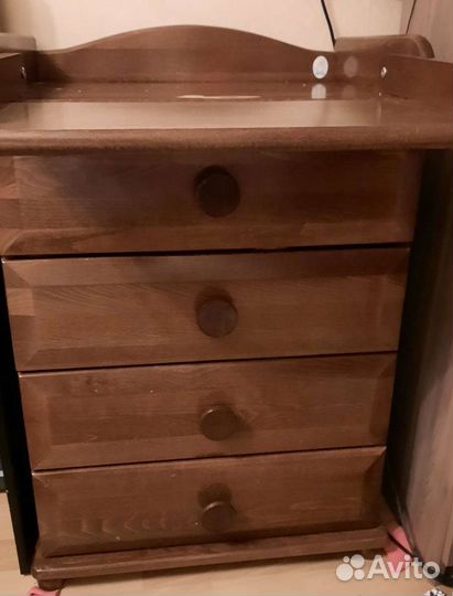 Комод узкий Лель с пеленальным столиком