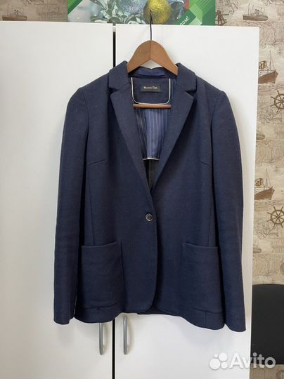 Шерстяной пиджак Massimo dutti