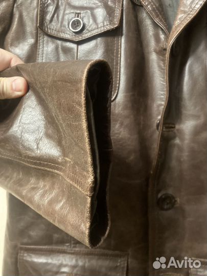 Куртка кожаная Англия 52