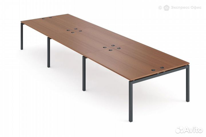 Стол-бенч двойной на 6 рабочих мест Арго амб-004-6