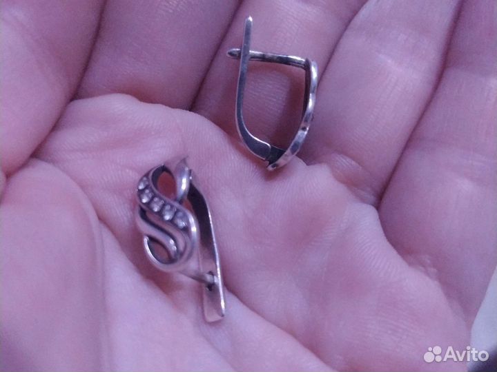 Серебряные серьги
