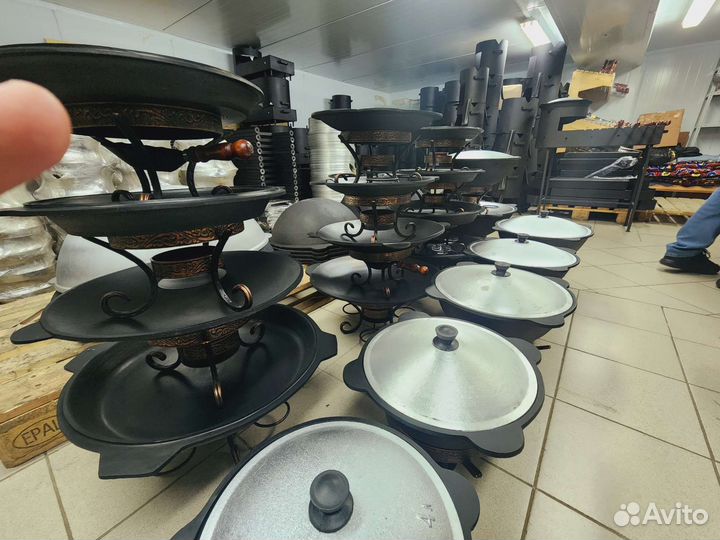 Садж чугунный с клеймом