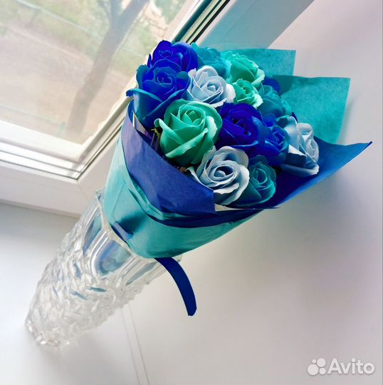 Мыльные букеты роз