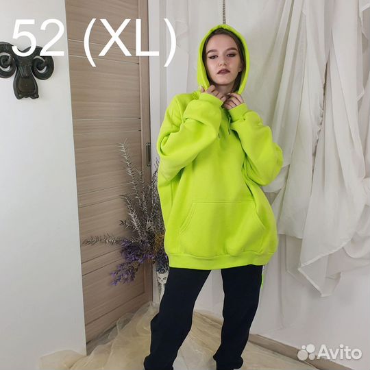 Худи с флисом 7986