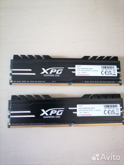 Оперативная память 16GB (2 по 8гб) A-Data XPG Gamm