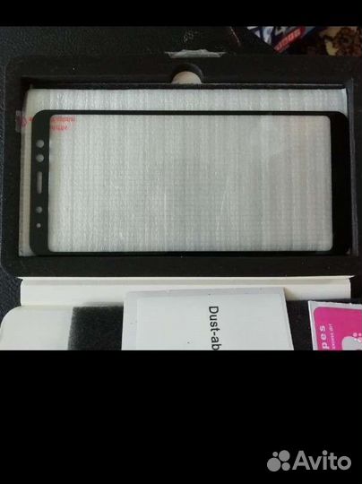 Чехол книжка и стекло на самсунг а8