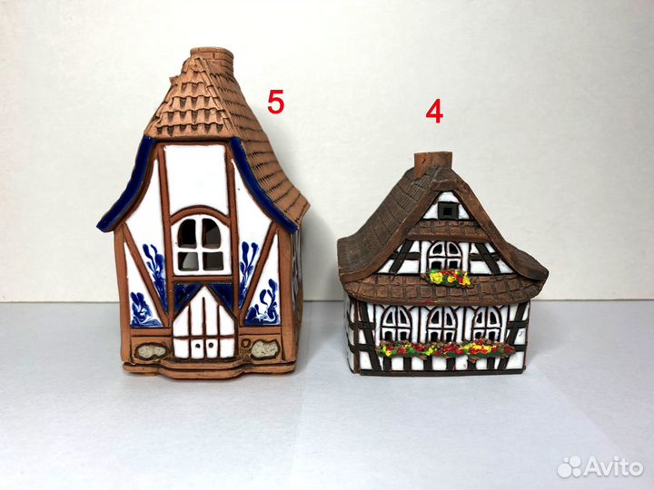 Домики керамические