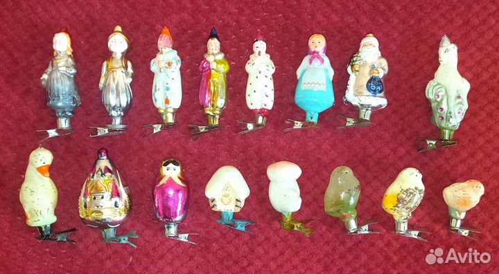 Елочные игрушки СССР