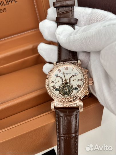 Patek Philippe коричневые механика