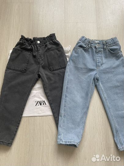 Джинсы zara на девочку 104