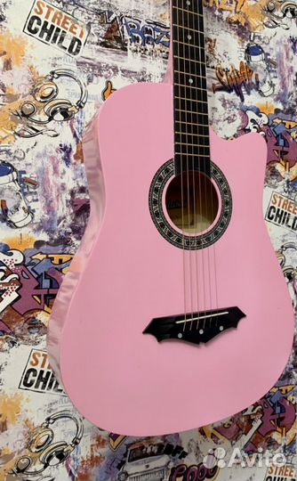 Гитара акустическая + чехол