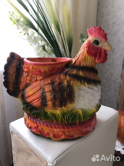 Петушок -кашпо