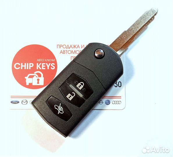 Ключ зажигания Mazda 2 / 3 / 6 / CX-7 / SKE126-01